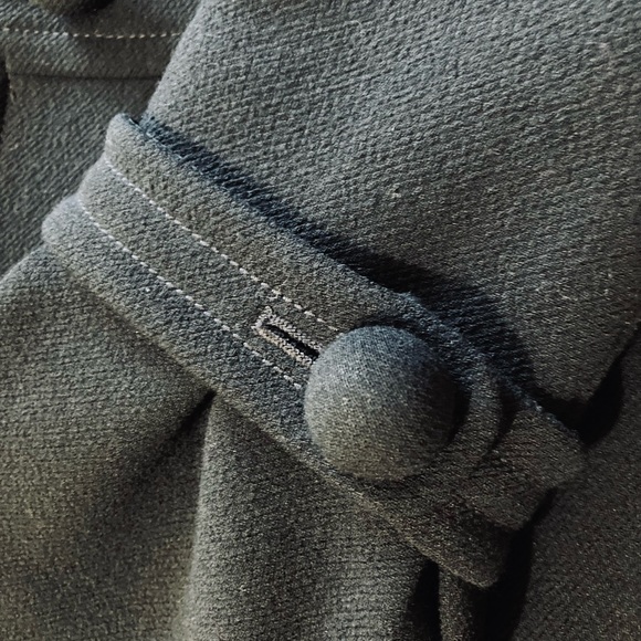 J. Crew Double Cloth Lady Day Coat, Black, 94% wool, 6% nylon, Style 95839 - Picture 4 of 7